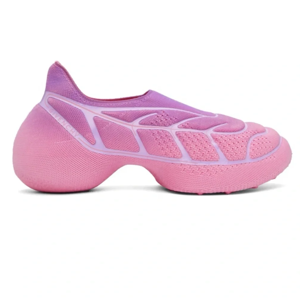 $995 Givenchy TK-360+ Purple/ Pink Low Top Knit Sneakers in Mesh NWT!! - Picture 1 of 10